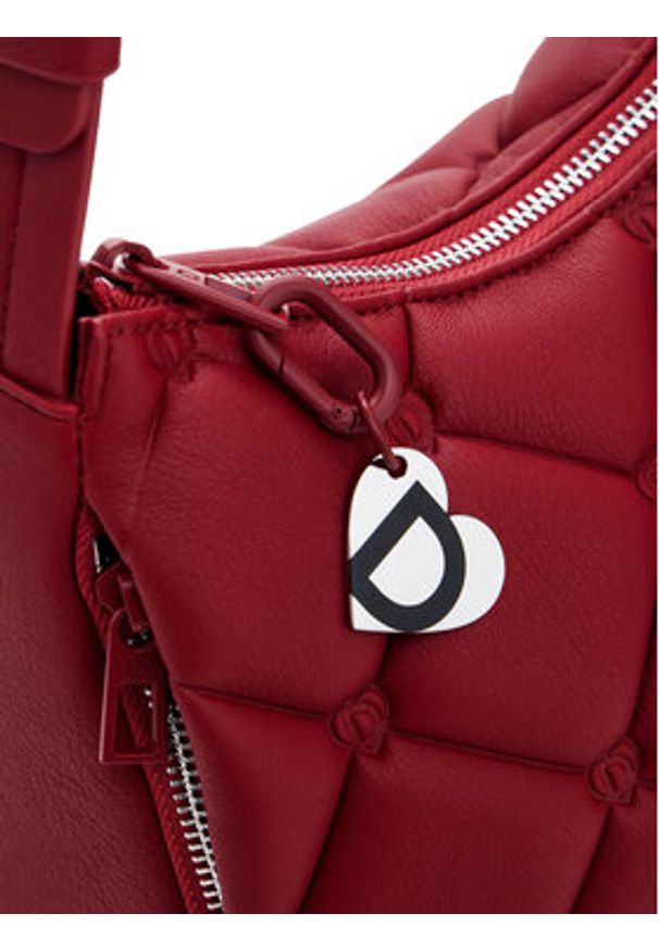 Desigual Torebka 25SAXPCE Czerwony. Kolor: czerwony. Materiał: skórzane