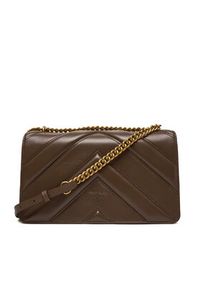 Pinko - PINKO Torebka 104549 A2OS Brązowy. Kolor: brązowy. Materiał: skórzane #4