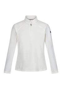 Regatta - Damski Polar Z Suwakiem Montes. Kolor: biały. Materiał: polar. Sport: turystyka piesza #1