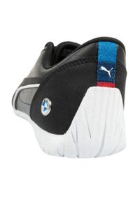 Puma - Męskie Skórzane Buty Sportowe Motorsport Neo BMW. Kolor: czarny. Materiał: skóra. Sport: turystyka piesza