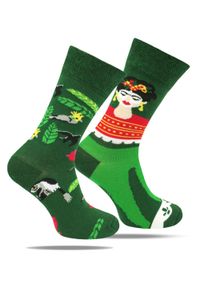 His Story - Skarpetki Bawełniane - Tematyczne - Zielone, Frida. Kolor: zielony. Materiał: elastan, bawełna, poliamid #1