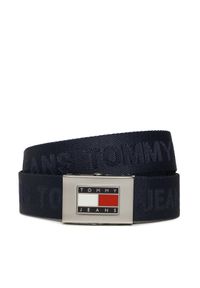 Tommy Jeans Pasek Męski Tjm Heritage Belt Gp AM0AM10632 Zielony. Kolor: zielony. Materiał: materiał