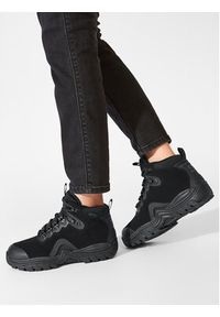 DC Shoes Trapery Navigator ADYB100017 Czarny. Kolor: czarny. Materiał: skóra #5