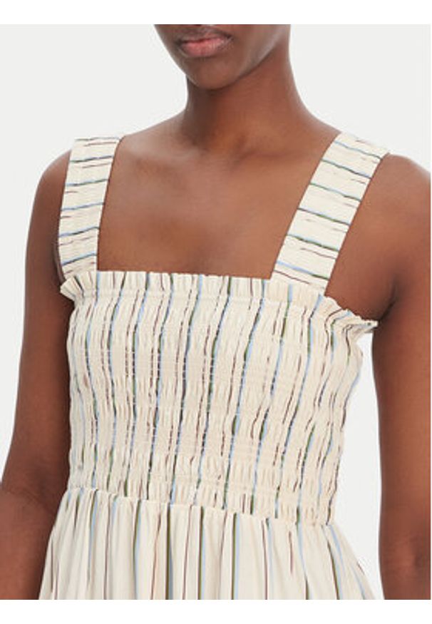 Seafolly Sukienka letnia Faithfull 55649-DR Beżowy Regular Fit. Kolor: beżowy. Materiał: wiskoza. Sezon: lato