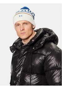 Under Armour Czapka M Halftime Pom Beanie 1386634-110 Biały. Kolor: biały. Materiał: akryl, materiał