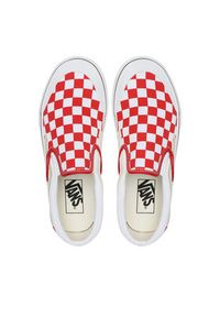 Vans Tenisówki Classic Slip-On 138 VN000BW39Y11 Czerwony. Zapięcie: bez zapięcia. Kolor: czerwony #4