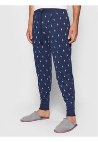 Polo Ralph Lauren Spodnie piżamowe 714844764001 Granatowy Regular Fit. Kolor: niebieski. Materiał: bawełna