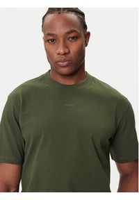 Hugo - HUGO T-Shirt Dapolino 50488330 Zielony Relaxed Fit. Kolor: zielony. Materiał: bawełna #3