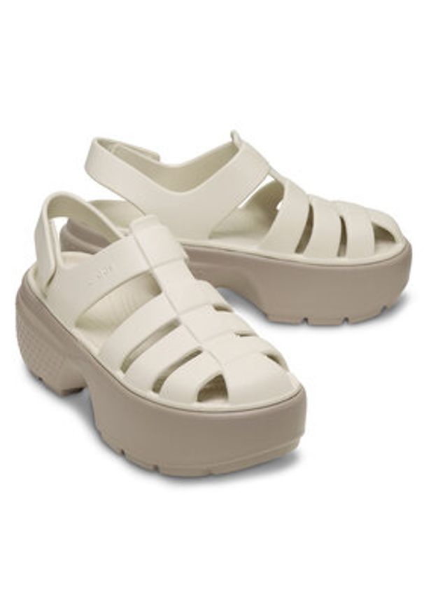 Crocs Sandały Stomp Fisherman Sandal 209938 Szary. Kolor: szary