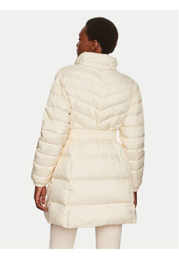 TwinSet - TWINSET Kurtka puchowa 242TP2182 Beżowy Slim Fit. Kolor: beżowy. Materiał: syntetyk. Sezon: zima