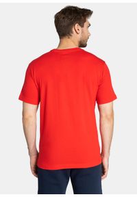 Koszulka męska Champion Organic Cotton Script Logo (216473-RS011). Kolor: czerwony. Materiał: materiał