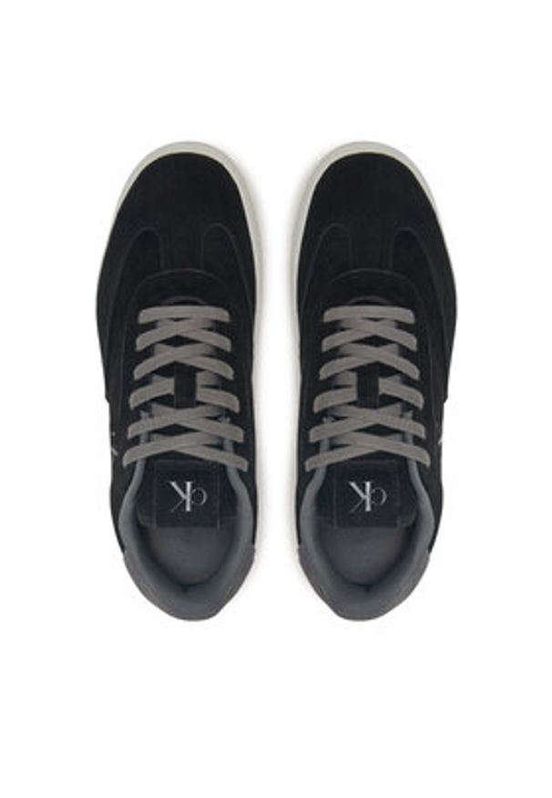 Calvin Klein Jeans Sneakersy YM0YM01270 Czarny. Kolor: czarny. Materiał: zamsz, skóra