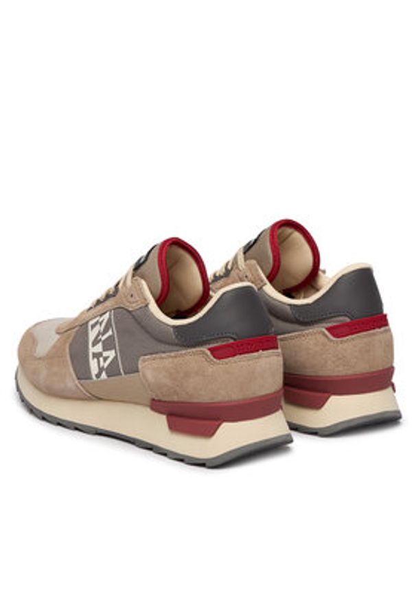 Napapijri Sneakersy Stab NP0A8BNY Beżowy. Kolor: beżowy. Materiał: materiał