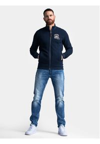 Petrol Industries Bluza M-1040-SWC309 Granatowy Regular Fit. Kolor: niebieski. Materiał: bawełna, syntetyk #6