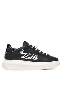 Karl Lagerfeld - KARL LAGERFELD Sneakersy KL62510C Czarny. Kolor: czarny. Materiał: skóra #1