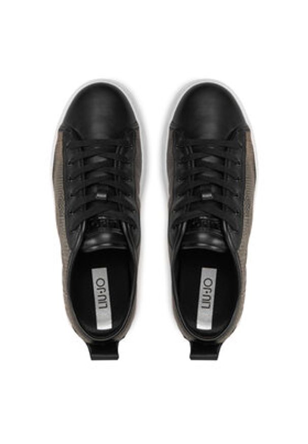 Liu Jo Sneakersy Cleo 26 BF4031 P0102 Czarny. Kolor: czarny. Materiał: skóra