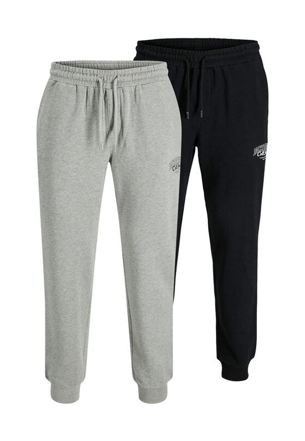 Jack & Jones - Jack&Jones Komplet 2 par spodni Gordon 12286762 Czarny Regular Fit. Kolor: czarny. Materiał: bawełna