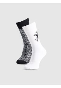4f - 4F Skarpety casual za kostkę (2-pack) uniseks - multikolor 39-42. Kolor: wielokolorowy. Materiał: włókno, materiał, bawełna