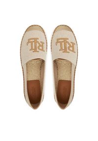 Lauren Ralph Lauren - LAUREN RALPH LAUREN Espadryle Cameryn 802962171004 Beżowy. Kolor: beżowy. Materiał: materiał