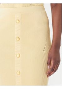 Marciano Guess Spódnica mini G6GD09 Z0628 Żółty Classic Fit. Kolor: żółty. Materiał: wiskoza, poliamid #3