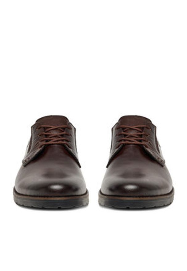 Rieker Półbuty 14621-25 Brązowy. Kolor: brązowy. Materiał: skóra