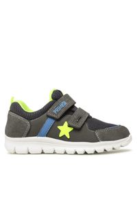 Primigi Sneakersy GORE-TEX 3872711 S Szary. Kolor: szary. Materiał: zamsz, skóra. Technologia: Gore-Tex