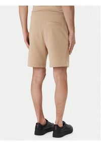 Hugo - HUGO Szorty sportowe Diz222 50466196 Beżowy Regular Fit. Kolor: beżowy. Materiał: bawełna. Styl: sportowy #4