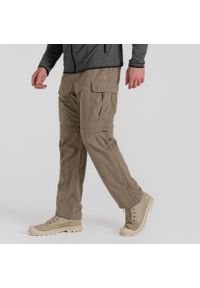 CRAGHOPPERS - Spodnie turystyczne męskie Craghoppers NosiLife Convertible Cargo Trouser III. Kolor: brązowy