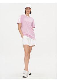 Adidas - adidas T-Shirt Essentials 3-Stripes IM2875 Różowy Loose Fit. Kolor: różowy. Materiał: bawełna