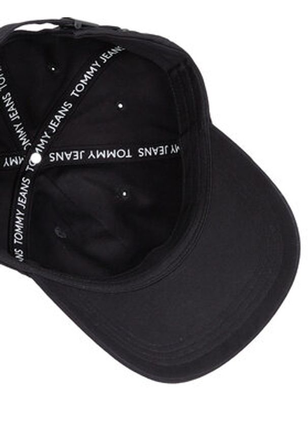 Tommy Jeans Czapka z daszkiem Tjw Heritage Plaque Cap AW0AW16986 Czarny. Kolor: czarny. Materiał: bawełna