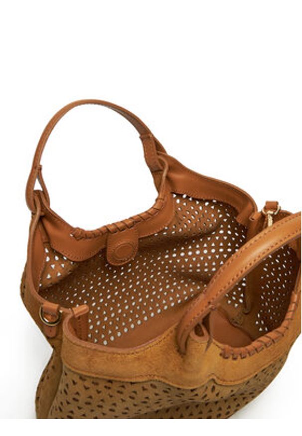 Gianni Chiarini Torebka Dua BS 11679 CMLSR Brązowy. Kolor: brązowy. Materiał: skórzane