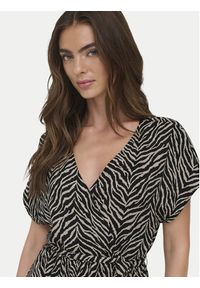 only - ONLY Sukienka codzienna Zilla Adele 15357778 Czarny Regular Fit. Okazja: na co dzień. Kolor: czarny. Materiał: wiskoza. Typ sukienki: proste. Styl: casual #5