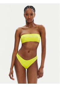 Guess Góra od bikini E5GJ56 LY00K Zielony. Kolor: zielony. Materiał: syntetyk