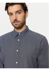 Jack & Jones - Jack&Jones Koszula Matheo 12261090 Czarny Slim Fit. Kolor: czarny. Materiał: syntetyk