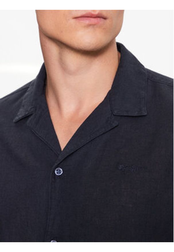 Pepe Jeans Koszula Lastingham PM307759 Granatowy Regular Fit. Kolor: niebieski. Materiał: bawełna