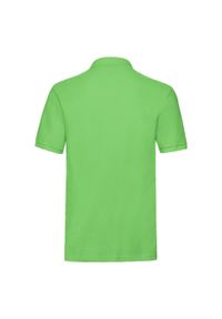 FRUIT OF THE LOOM - Męska Koszulka Polo Premium. Typ kołnierza: polo. Kolor: zielony, żółty, wielokolorowy