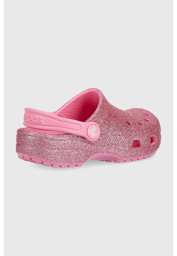 Crocs klapki dziecięce kolor fioletowy. Kolor: fioletowy