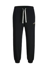 Jack & Jones - Jack&Jones Spodnie dresowe Kane Billy 12283257 Czarny Relaxed Fit. Kolor: czarny. Materiał: bawełna #11