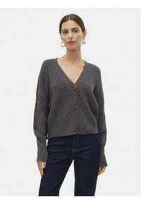 Vero Moda Kardigan Lea 10249632 Szary Regular Fit. Kolor: szary. Materiał: syntetyk #1