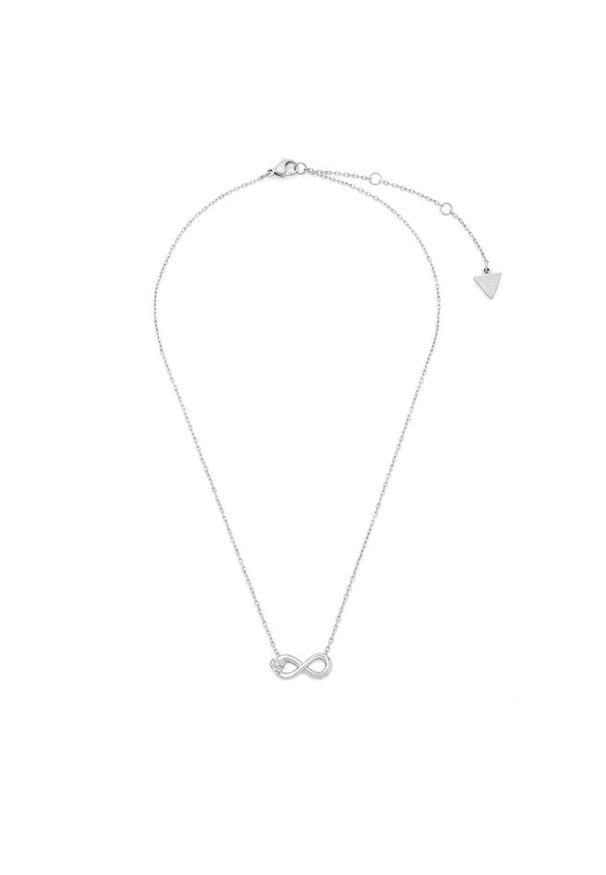 Naszyjnik Guess. Materiał: srebrne. Kolor: srebrny