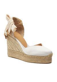 Castañer Espadryle Chiara/8Ed/006 021726 Écru. Materiał: materiał