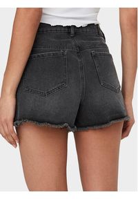 only - ONLY Szorty jeansowe Pacy 15256232 Czarny Regular Fit. Kolor: czarny. Materiał: bawełna #3
