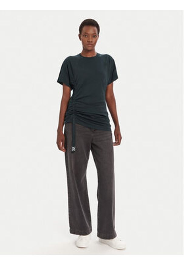 Hugo - HUGO T-Shirt Daqua 50542762 Czarny Regular Fit. Kolor: czarny. Materiał: bawełna