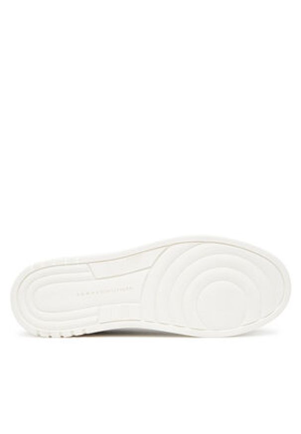 TOMMY HILFIGER - Tommy Hilfiger Sneakersy Sporty Cupsole FW0FW08795 Czarny. Kolor: czarny. Materiał: skóra
