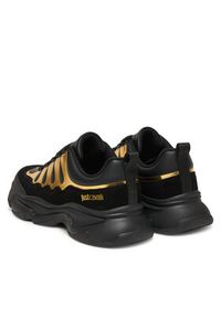 Just Cavalli Sneakersy 79QA3SA2 ZPB56 Czarny. Kolor: czarny. Materiał: skóra #4