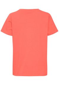 Fransa T-Shirt 20605388 Koralowy Regular Fit. Kolor: pomarańczowy. Materiał: bawełna #7