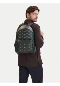 Emporio Armani Plecak EM005666 AF23972 MB542 Granatowy. Kolor: niebieski. Materiał: skóra #1