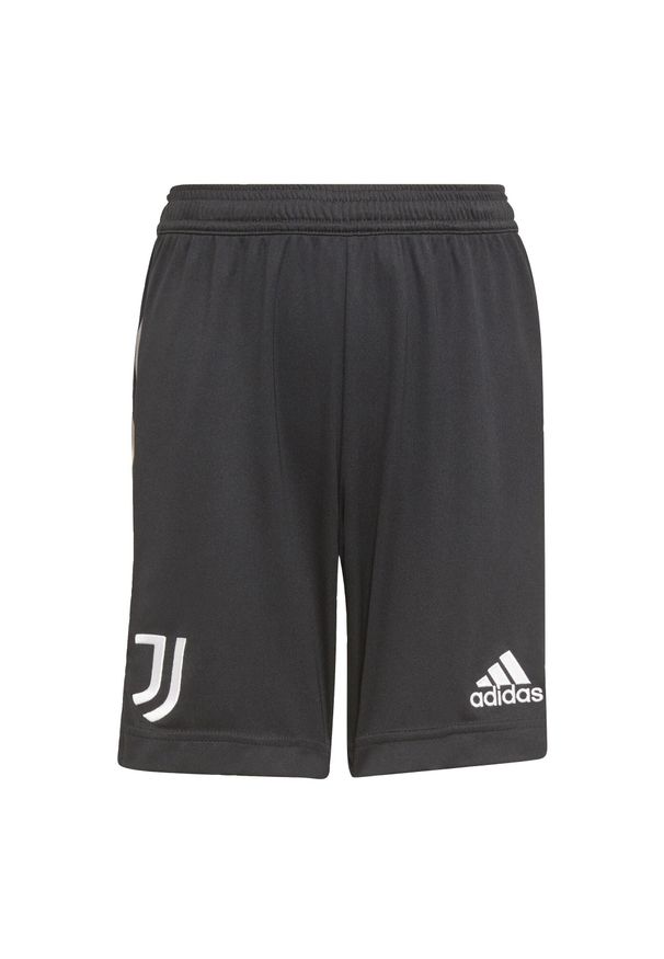 Adidas - Spodenki dziecięce Juventus 2021/22. Kolor: czarny. Styl: młodzieżowy