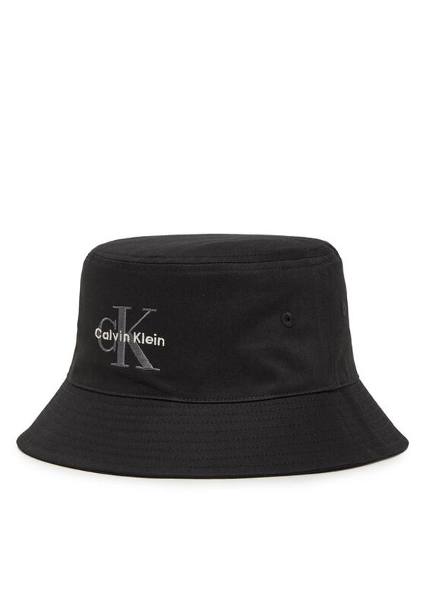 Calvin Klein Jeans Kapelusz Bucket LV04G5020G Czarny. Kolor: czarny. Materiał: bawełna, materiał