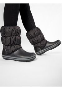 Crocs Śniegowce Winter Puff 14614 Czarny. Kolor: czarny